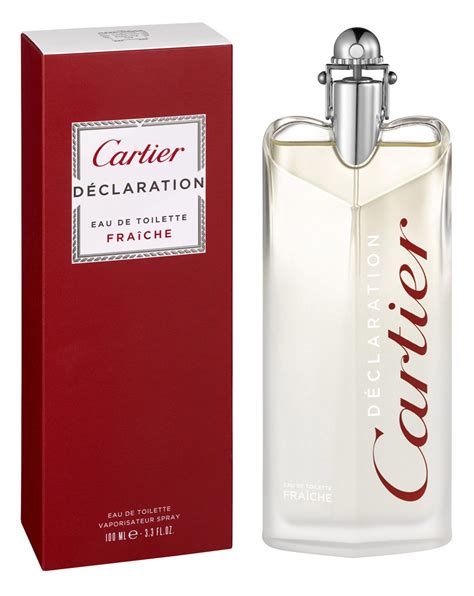 cartier declaration eau de toilette fraiche|Cartier declaration essence 100ml.